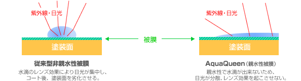 AquaQueenの特長 - 3.超耐久被膜